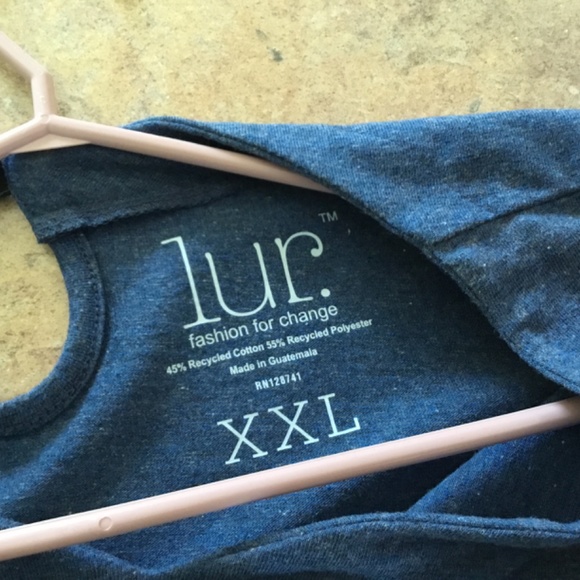 Vintage XXL plus size recycled fabric dress - Picture 5 of 5